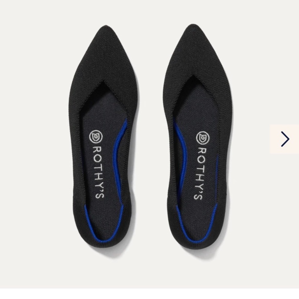 Rothy’s size 9.5 pointed flat